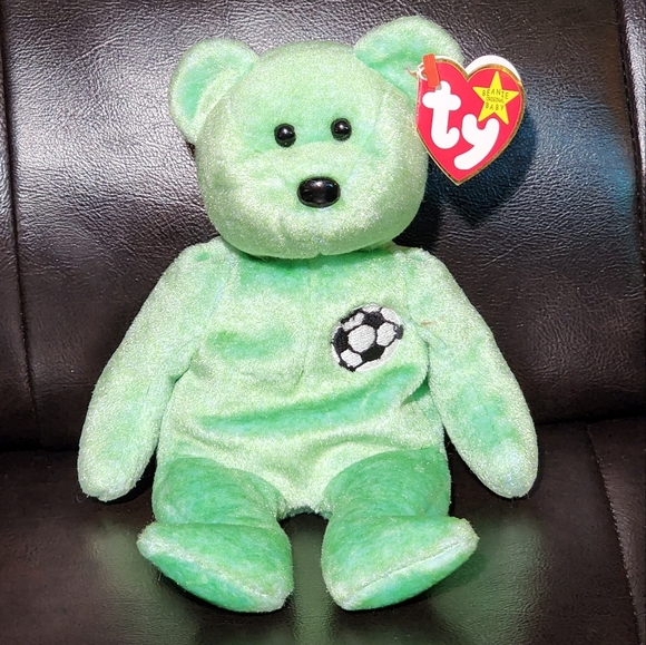 Ty Other - TY Beanie Baby Kicks the Bear - 1999
